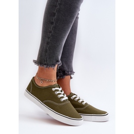 Baskets classiques pour femmes Vert foncé Olvali 3
