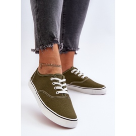 Baskets classiques pour femmes Vert foncé Olvali 4
