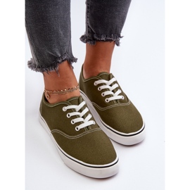 Baskets classiques pour femmes Vert foncé Olvali 6