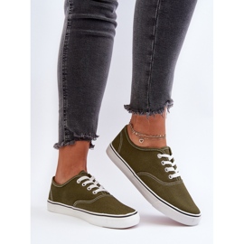 Baskets classiques pour femmes Vert foncé Olvali 8