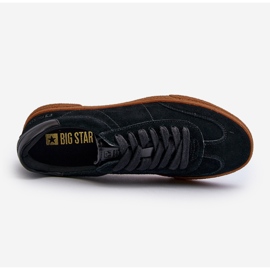 Baskets en daim pour hommes Big Star NN174187 Noir le noir 3