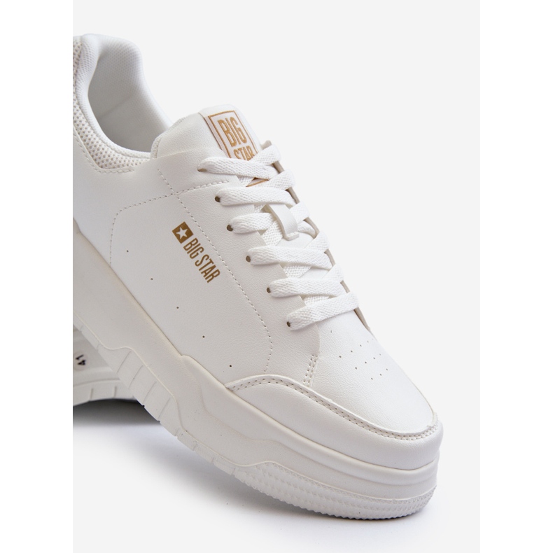 Baskets Big Star avec système de mousse à mémoire de forme pour hommes NN174149 Blanc blanche 2