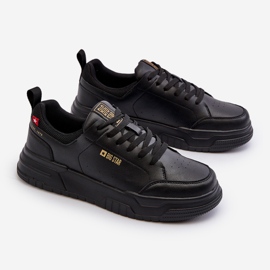 Baskets pour hommes système de mousse à mémoire de forme Big Star NN174148 noir le noir 7