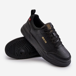 Baskets pour hommes système de mousse à mémoire de forme Big Star NN174148 noir le noir 2