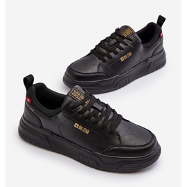 Baskets pour hommes système de mousse à mémoire de forme Big Star NN174148 noir le noir 3