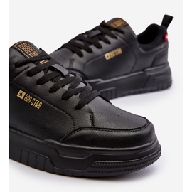 Baskets pour hommes système de mousse à mémoire de forme Big Star NN174148 noir le noir 4