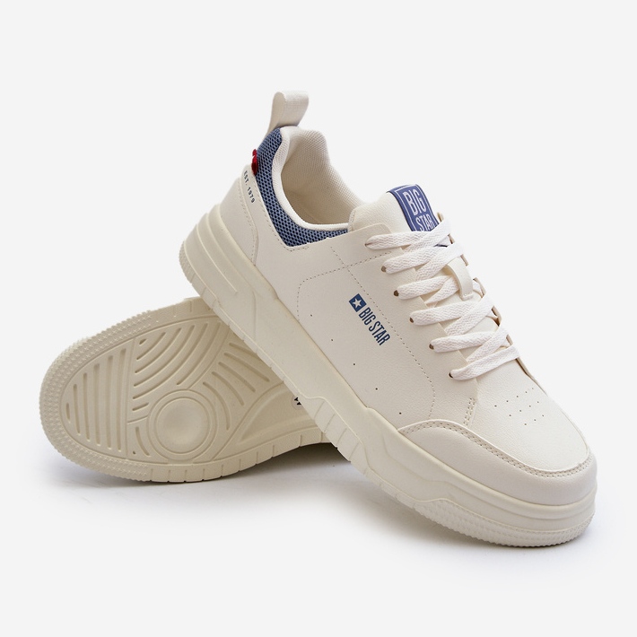 Baskets pour hommes Système de mousse à mémoire de forme Big Star NN174150 Beige clair 1