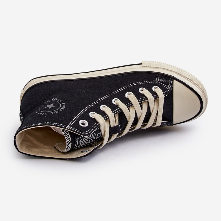Baskets montantes pour hommes Big Star NN174109 Noir 1