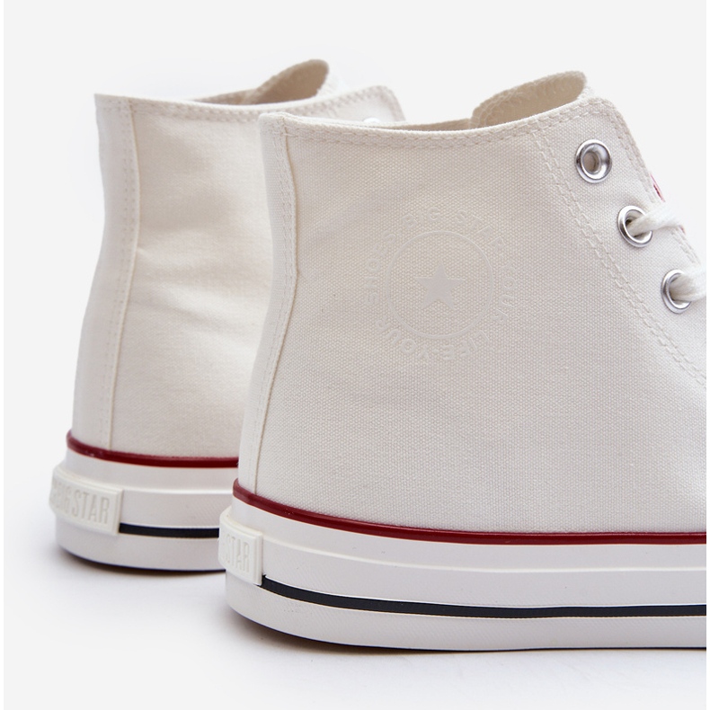 Baskets montantes pour hommes Big Star NN174104 Blanc 2