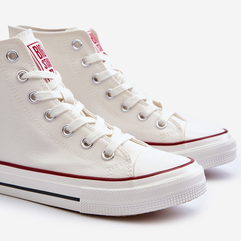 Baskets montantes pour hommes Big Star NN174104 Blanc blanche 1