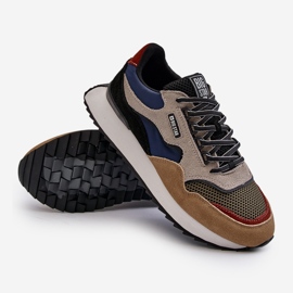 Baskets Homme Big Star NN174320 Système de Mousse à Mémoire Beige-Bleu 2 Baskets Homme Big Star NN174320 Système de Mousse à Mémoire Beige-Bleu 2