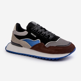 Baskets pour hommes Big Star NN174322 système de mousse à mémoire de forme marron-noir le noir 5
