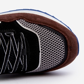Baskets pour hommes Big Star NN174322 système de mousse à mémoire de forme marron-noir le noir 3