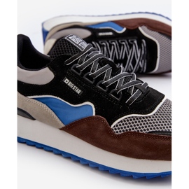 Baskets pour hommes Big Star NN174322 système de mousse à mémoire de forme marron-noir le noir 4