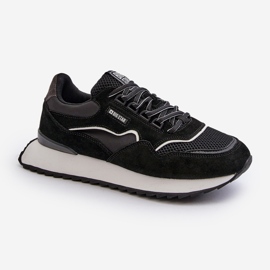 Baskets pour hommes Big Star NN174321 système de mousse à mémoire de forme noir le noir 5