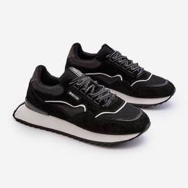 Baskets pour hommes Big Star NN174321 système de mousse à mémoire de forme noir le noir 10