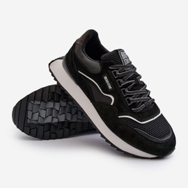 Baskets pour hommes Big Star NN174321 système de mousse à mémoire de forme noir le noir 4