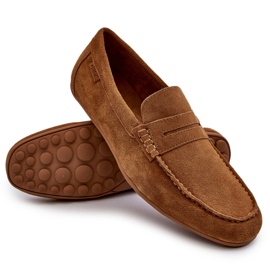 Mocassins En Daim Pour Hommes Big Star NN174226 Camel brun 6