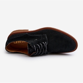 Chaussures en daim pour hommes Big Star NN174212 noir le noir 8
