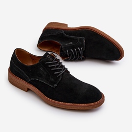 Chaussures en daim pour hommes Big Star NN174212 noir le noir 3