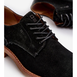 Chaussures en daim pour hommes Big Star NN174212 noir le noir 4