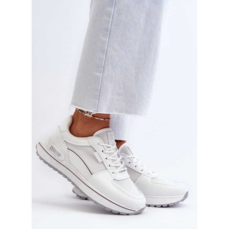 Baskets Big Star pour femmes NN274A089 Blanc 2