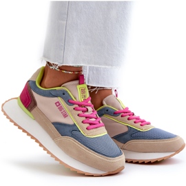 Baskets Femme Système de Mousse à Mémoire Big Star NN274692 Multicolore bleu 9