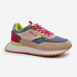 Baskets Femme Système de Mousse à Mémoire Big Star NN274692 Multicolore bleu 1