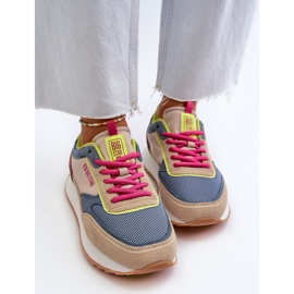 Baskets Femme Système de Mousse à Mémoire Big Star NN274692 Multicolore bleu 6