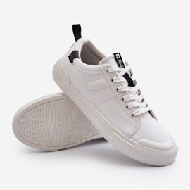 Baskets basses pour hommes avec système de mousse à mémoire de forme Big Star NN174154 blanche 1