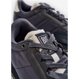 Baskets pour hommes système de mousse à mémoire de forme Big Star NN174326 bleu marine 2