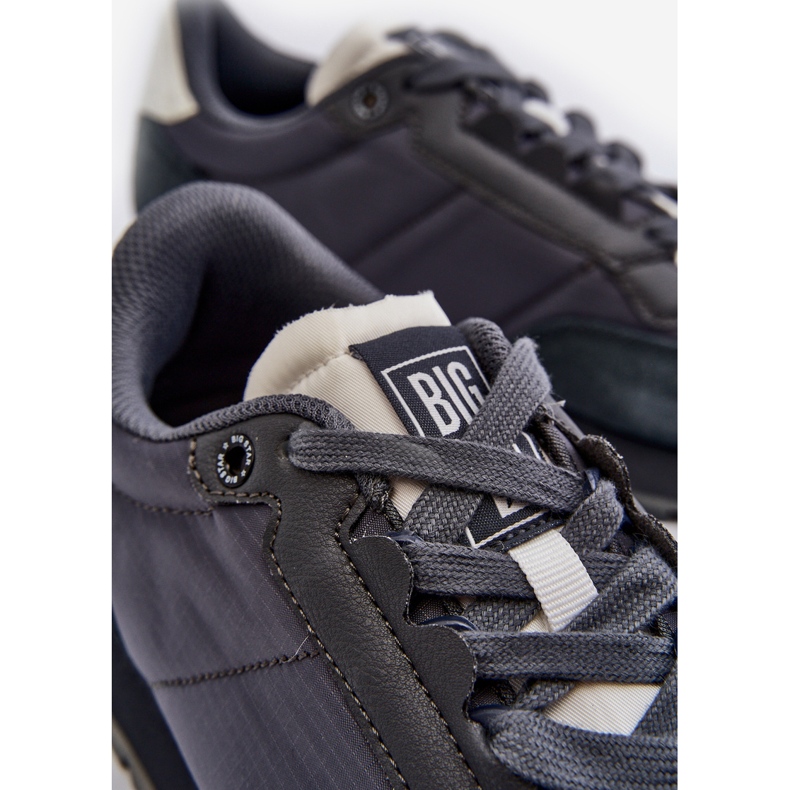 Baskets pour hommes système de mousse à mémoire de forme Big Star NN174326 bleu marine 2