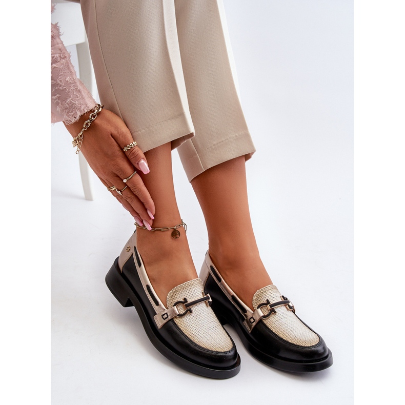 Mocassins en cuir Chaussures Femme Maciejka 06493-01 Noir 1