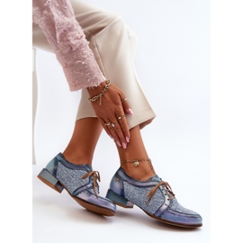 Chaussures à Lacets Femme Cuir Naturel Maciejka 06452-06 Bleu 1 Chaussures à Lacets Femme Cuir Naturel Maciejka 06452-06 Bleu 1