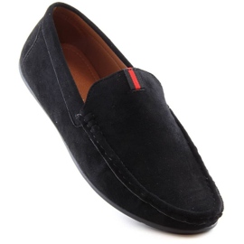 Mocassins McKeylor en daim M 2260 JAN208A le noir 1