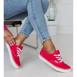 Baskets Erla classiques rose foncé 1