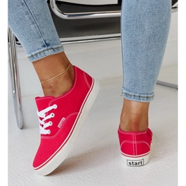 Baskets Erla classiques rose foncé 2