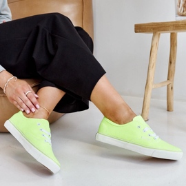 Baskets classiques Erla citron vert 1
