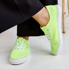 Baskets classiques Erla citron vert 3