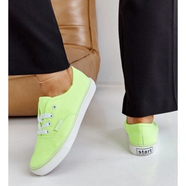 Baskets classiques Erla citron vert 4
