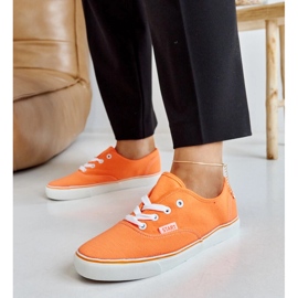 Baskets Erla classiques orange 3