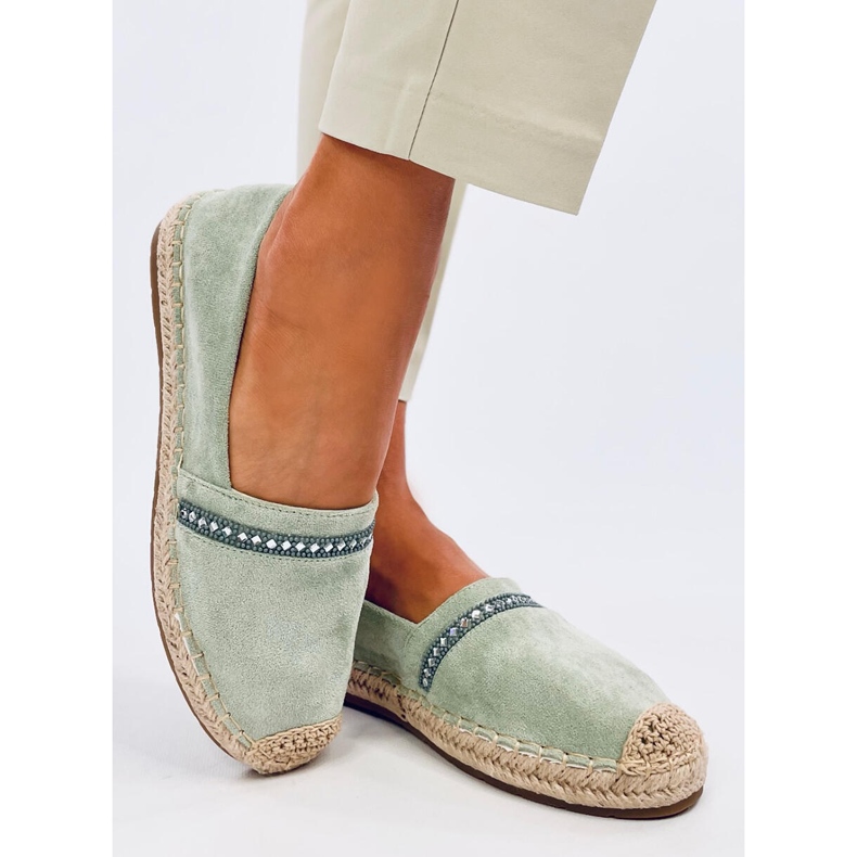 Espadrilles femme Etance Vertes 2
