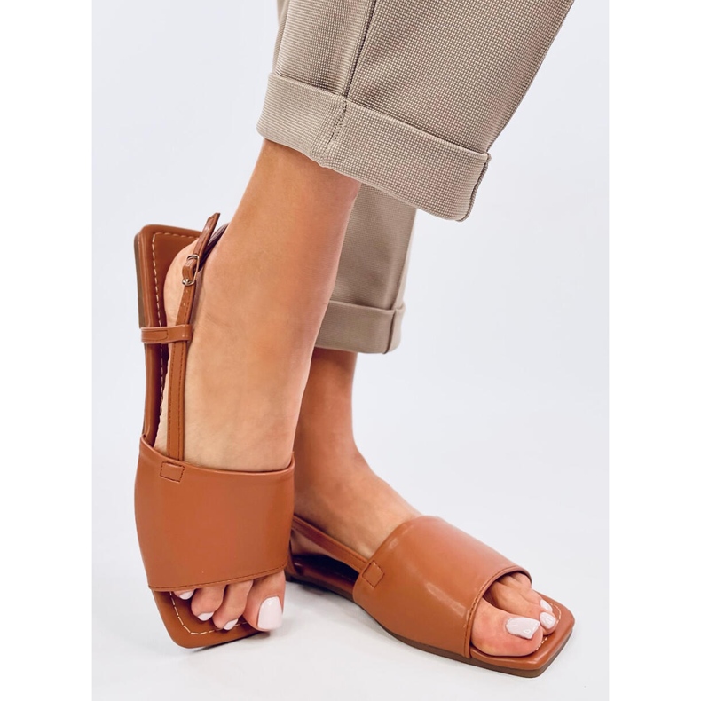 Sandales femme Dreys Camel brun 2