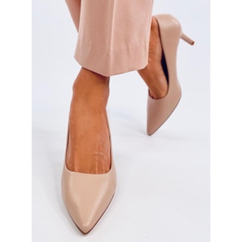 Escarpins à talons bas Lauryn beiges 1