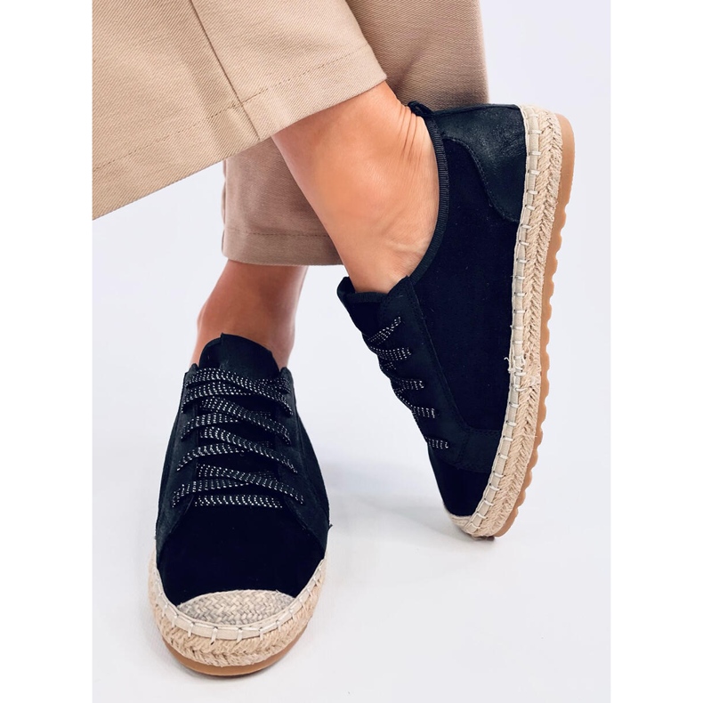 Felix Baskets espadrilles noires 1