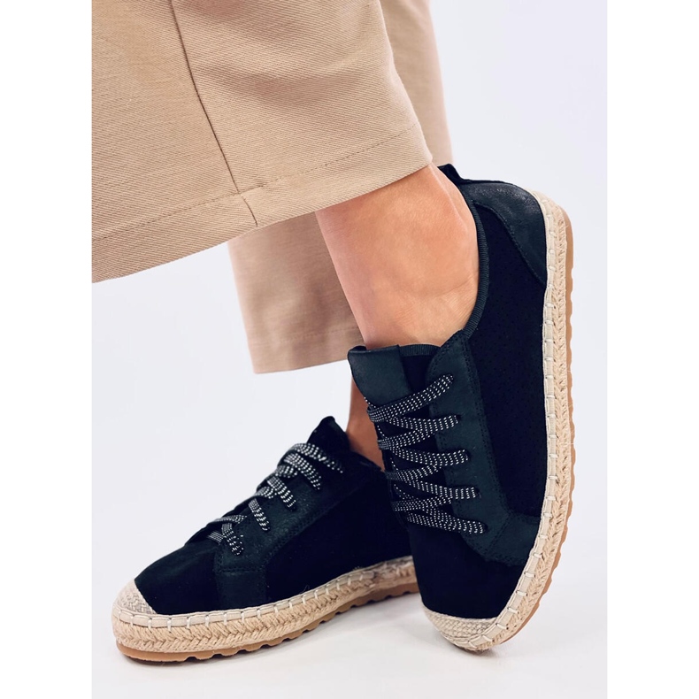 Felix Baskets espadrilles noires 2
