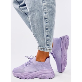 Fabre Chaussures de sport chaussettes violettes 2 Fabre Chaussures de sport chaussettes violettes 2