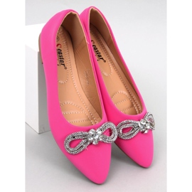 Ballerines avec zircons Duvall Fuchsia rose 5