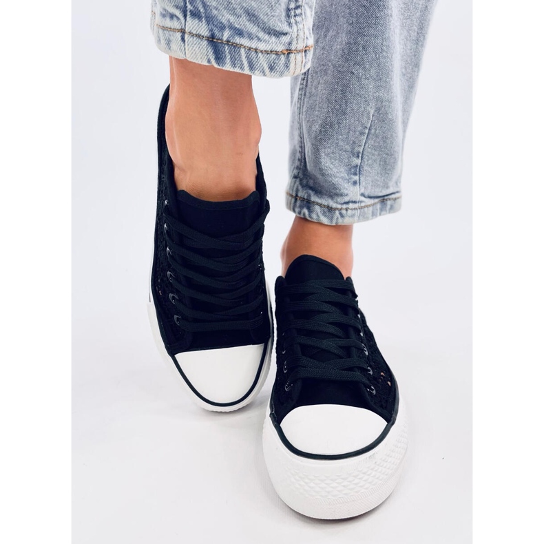 Ferrie Baskets noires à lacets le noir 1