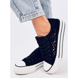 Ferrie Baskets noires à lacets le noir 2